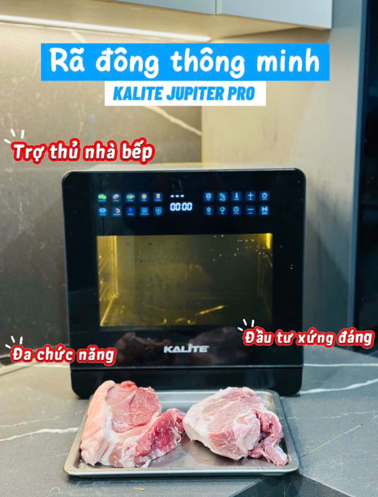 Nồi chiên hơi nước Kalite Jupiter Pro - Image 2