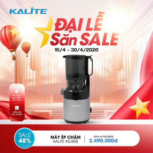 Máy ép chậm Kalite KSJ868