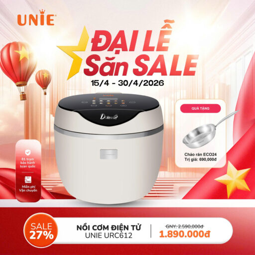 Nồi cơm điện tử Unie URC612