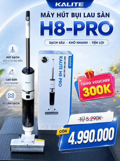 Máy hút bụi lau sàn H8 Pro