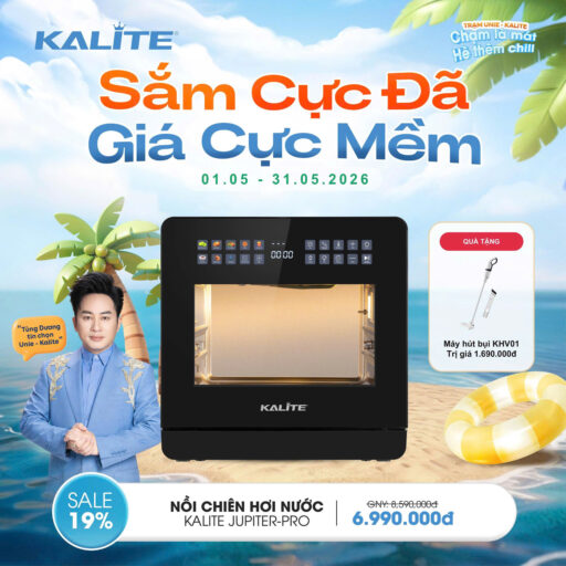 Nồi chiên hơi nước Kalite Jupiter Pro