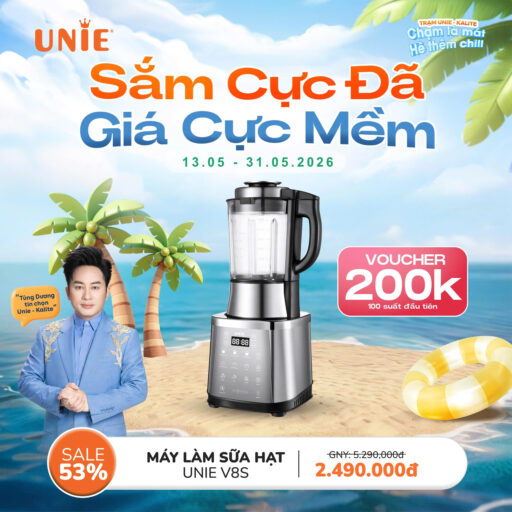 Máy làm sữa hạt UNIE V8S