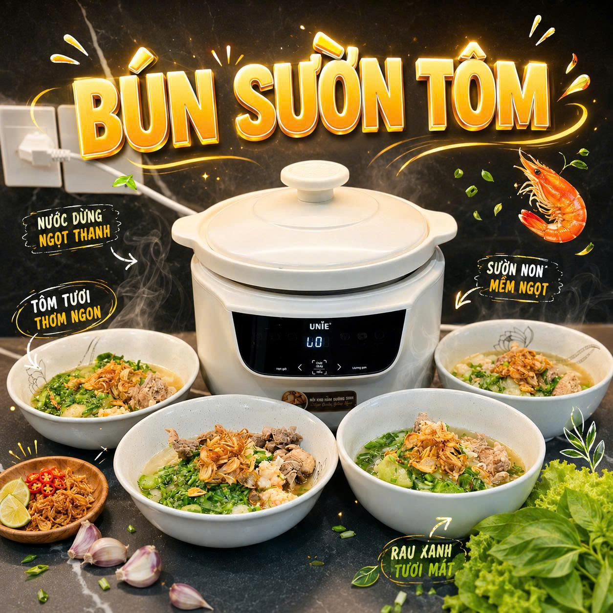 Nồi kho hầm UNIE USC888 - Image 2